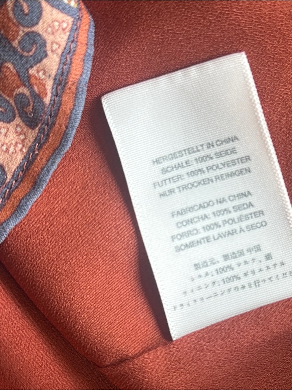 Joie Fianna Silk Bohemian Mini Shift Dress in Terracotta Rose, Size M - Picture 7 of 8
